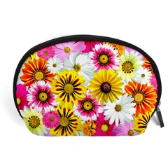 Flowers Blossom Bloom Nature Plant Accessory Pouch (large) by Amaryn4rt