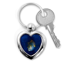 Fish Blue Animal Water Nature Key Chain (heart) by Amaryn4rt