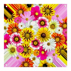 Flowers Blossom Bloom Nature Plant Banner And Sign 3  X 3  by Amaryn4rt