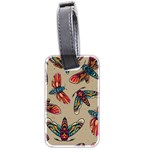 Tattoos Colorful Seamless Pattern Luggage Tag (two sides) Front