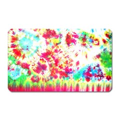 Pattern Decorated Schoolbus Tie Dye Magnet (rectangular) by Amaryn4rt