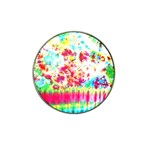 Pattern Decorated Schoolbus Tie Dye Hat Clip Ball Marker Front