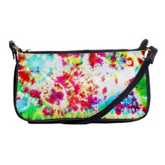 Pattern Decorated Schoolbus Tie Dye Shoulder Clutch Bag by Amaryn4rt