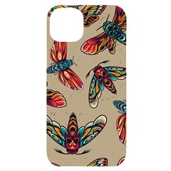 Tattoos Colorful Seamless Pattern Iphone 14 Plus Black Uv Print Case by Amaryn4rt