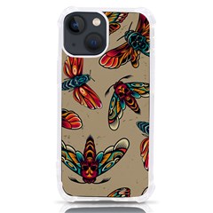 Tattoos Colorful Seamless Pattern Iphone 13 Mini Tpu Uv Print Case by Amaryn4rt