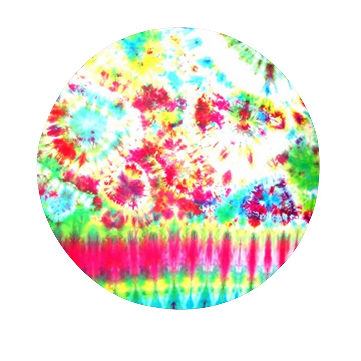 Pattern Decorated Schoolbus Tie Dye Mini Round Pill Box