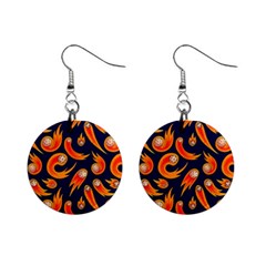 Space Patterns Pattern Mini Button Earrings by Amaryn4rt