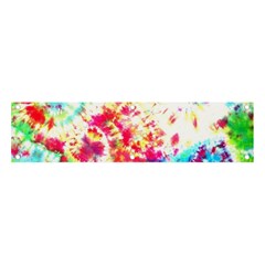 Pattern Decorated Schoolbus Tie Dye Banner And Sign 4  X 1  by Amaryn4rt