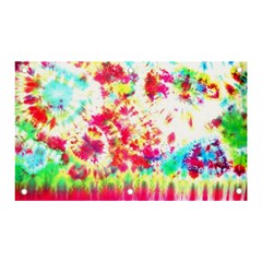 Pattern Decorated Schoolbus Tie Dye Banner And Sign 5  X 3  by Amaryn4rt