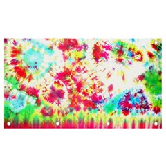 Pattern Decorated Schoolbus Tie Dye Banner And Sign 7  X 4  by Amaryn4rt