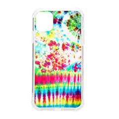 Pattern Decorated Schoolbus Tie Dye Iphone 11 Tpu Uv Print Case by Amaryn4rt