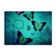 Texture Butterflies Background Sticker A4 (10 Pack) by Amaryn4rt