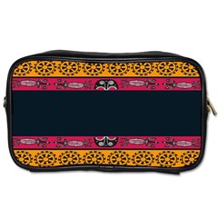 Pattern Ornaments Africa Safari Summer Graphic Toiletries Bag (one Side) by Amaryn4rt