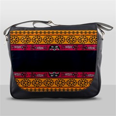 Pattern Ornaments Africa Safari Summer Graphic Messenger Bag by Amaryn4rt