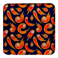 Space Patterns Pattern Square Glass Fridge Magnet (4 Pack) by Amaryn4rt