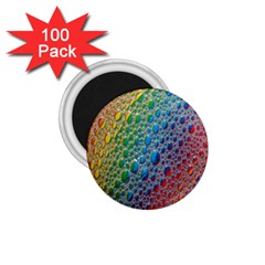 Bubbles Rainbow Colourful Colors 1 75  Magnets (100 Pack)  by Amaryn4rt