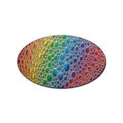 Bubbles Rainbow Colourful Colors Sticker Oval (10 Pack) by Amaryn4rt