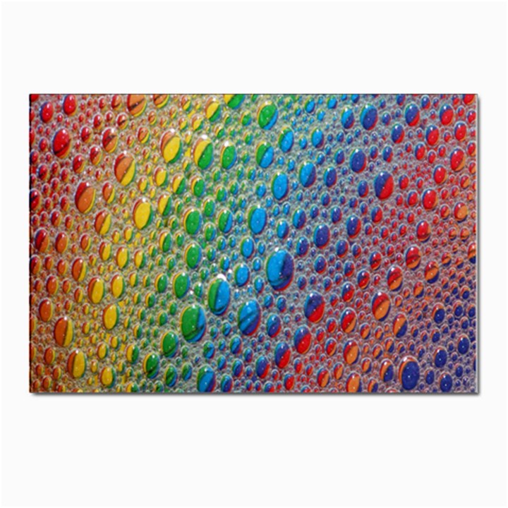 Bubbles Rainbow Colourful Colors Postcard 4 x 6  (Pkg of 10)