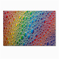 Bubbles Rainbow Colourful Colors Postcards 5  X 7  (pkg Of 10) by Amaryn4rt