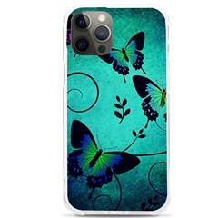 Texture Butterflies Background Iphone 12 Pro Max Tpu Uv Print Case by Amaryn4rt