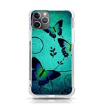 Texture Butterflies Background iPhone 11 Pro 5.8 Inch TPU UV Print Case Front