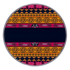 Pattern Ornaments Africa Safari Summer Graphic Wireless Fast Charger(white) by Amaryn4rt