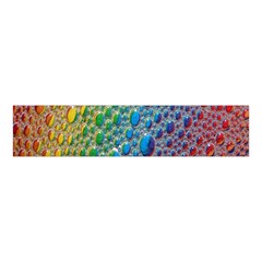 Bubbles Rainbow Colourful Colors Velvet Scrunchie by Amaryn4rt