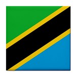 Flag Of Tanzania Tile Coaster Front