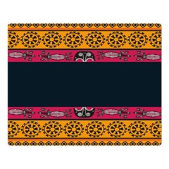 Pattern Ornaments Africa Safari Summer Graphic Premium Plush Fleece Blanket (large) by Amaryn4rt