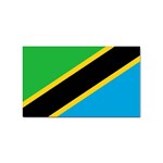 Flag Of Tanzania Sticker Rectangular (100 pack) Front