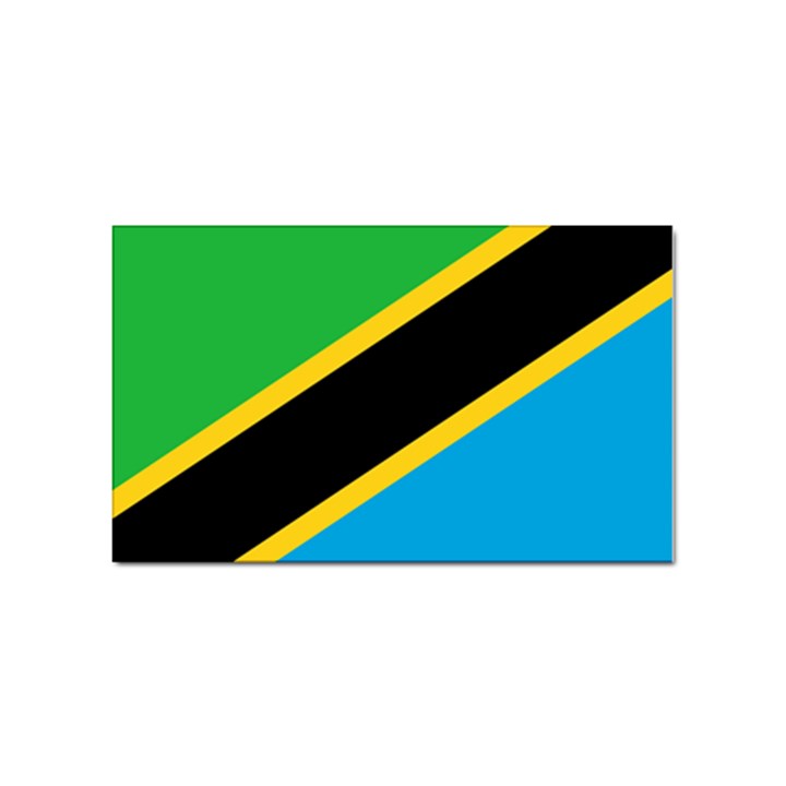 Flag Of Tanzania Sticker Rectangular (100 pack)