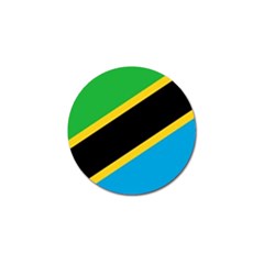 Flag Of Tanzania Golf Ball Marker by Amaryn4rt