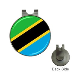 Flag Of Tanzania Hat Clips With Golf Markers by Amaryn4rt