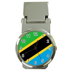 Flag Of Tanzania Money Clip Watches by Amaryn4rt