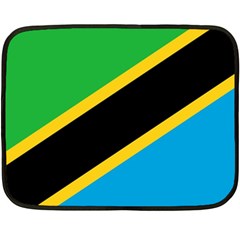 Flag Of Tanzania Two Sides Fleece Blanket (mini) by Amaryn4rt