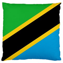 Flag Of Tanzania Standard Premium Plush Fleece Cushion Case (one Side) by Amaryn4rt