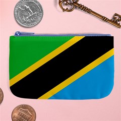 Flag Of Tanzania Large Coin Purse by Amaryn4rt