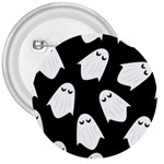 Ghost Halloween Pattern 3  Buttons Front