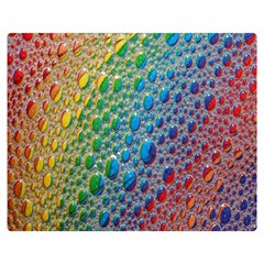 Bubbles Rainbow Colourful Colors Premium Plush Fleece Blanket (medium) by Amaryn4rt