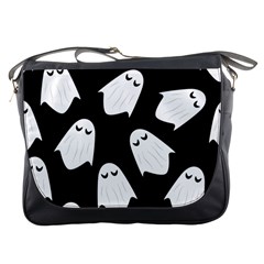 Ghost Halloween Pattern Messenger Bag by Amaryn4rt