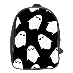 Ghost Halloween Pattern School Bag (xl) by Amaryn4rt