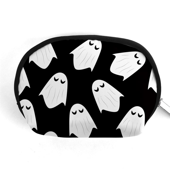 Ghost Halloween Pattern Accessory Pouch (Medium)