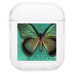 Butterfly Background Vintage Old Grunge Airpods 1/2 Case by Amaryn4rt