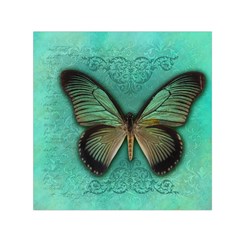 Butterfly Background Vintage Old Grunge Square Satin Scarf (30  X 30 ) by Amaryn4rt