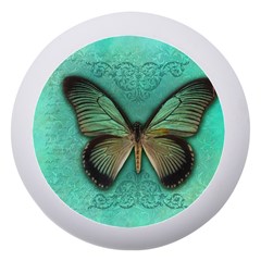 Butterfly Background Vintage Old Grunge Dento Box With Mirror by Amaryn4rt