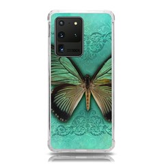 Butterfly Background Vintage Old Grunge Samsung Galaxy S20 Ultra 6 9 Inch Tpu Uv Case by Amaryn4rt