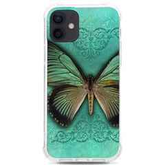 Butterfly Background Vintage Old Grunge Iphone 12/12 Pro Tpu Uv Print Case by Amaryn4rt