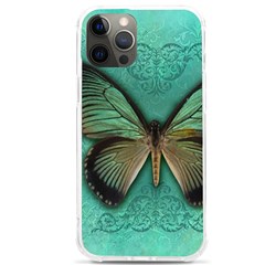 Butterfly Background Vintage Old Grunge Iphone 12 Pro Max Tpu Uv Print Case by Amaryn4rt