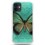 Butterfly Background Vintage Old Grunge iPhone 12 mini TPU UV Print Case	 Front