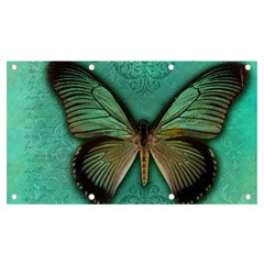 Butterfly Background Vintage Old Grunge Banner And Sign 7  X 4  by Amaryn4rt